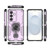 Samsung Galaxy S26 Metal Kickstand TPU Hybrid PC Phone Case - Purple
