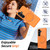 Samsung Galaxy S26 Metal Rotation Holder MagSafe TPU Hybrid PC Phone Case - Orange