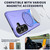 Samsung Galaxy S26 Metal Rotation Holder MagSafe TPU Hybrid PC Phone Case - Purple