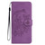 Samsung Galaxy S26 Moonlit Butterfly Dance Pattern Embossed Leather Phone Case - Purple