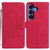 Samsung Galaxy S26 Moonlit Butterfly Dance Pattern Embossed Leather Phone Case - Rose Red