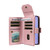 Samsung Galaxy S26 Multi Card Wallet Leather Phone Case with Strap - Rose Gold