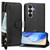 Samsung Galaxy S26 Multi-Card Slots Zipper Wallet Leather Phone Case - Black