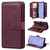 Samsung Galaxy S26 Multi-Function Wallet 10 Card Slots Leather Phone Case - Claret