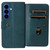 Samsung Galaxy S26 Multi-Function Wallet 10 Card Slots Leather Phone Case - Dark Green