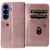 Samsung Galaxy S26 Multi-Function Wallet 10 Card Slots Leather Phone Case - Rose Gold