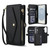 Samsung Galaxy S26 Multifunctional Wallet Detachable Leather Phone Case with Lanyard - Black