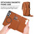 Samsung Galaxy S26 Multifunctional Wallet Detachable Leather Phone Case with Lanyard - Brown