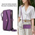 Samsung Galaxy S26 Multifunctional Wallet Detachable Leather Phone Case with Lanyard - Dark Purple