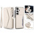 Samsung Galaxy S26 Multifunctional Wallet Detachable Leather Phone Case with Lanyard - White