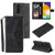 Samsung Galaxy S26 Nail Skin Feel Stitching Calf Texture Leather Phone Case - Black