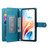 Samsung Galaxy S26 Nine Card-slot Zipper Wallet Bag Leather Phone Case - Blue