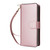 Samsung Galaxy S26 Nine-card Slots Zipper Wallet Bag Leather Phone Case - Rose Gold
