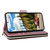 Samsung Galaxy S26 Nine-card Slots Zipper Wallet Bag Leather Phone Case - Rose Gold