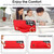 Samsung Galaxy S26 Non-slip Full Coverage Ring PU Phone Case with Wristband - Red