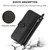 Samsung Galaxy S26 Oil Skin Zipper Wallet Leather Phone Case - Black