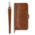 Samsung Galaxy S26 Oil Skin Zipper Wallet Leather Phone Case - Brown