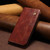 Samsung Galaxy S26 Oil Wax Crazy Horse Texture Leather Phone Case - Brown