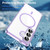 Samsung Galaxy S26 PC Hybrid TPU Airbag Shockproof MagSafe Phone Case - Transparent Purple