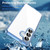 Samsung Galaxy S26 PC Hybrid TPU Airbag Shockproof Phone Case - Transparent Blue