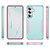 Samsung Galaxy S26 Pioneer Armor Heavy Duty PC Hybrid TPU Phone Case - Green+Pink