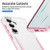 Samsung Galaxy S26 Pioneer Armor Heavy Duty PC Hybrid TPU Phone Case - White+Pink