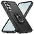 Samsung Galaxy S26 Pioneer Armor Heavy Duty PC Hybrid TPU Phone Case with Holder - Black