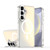 Samsung Galaxy S26 Plating Gradient Discolor MagSafe Phone Case with Holder - White
