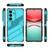 Samsung Galaxy S26 Punk Armor 2 in 1 PC + TPU Shockproof Phone Case with Invisible Holder - Blue