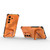 Samsung Galaxy S26 Punk Armor 2 in 1 PC + TPU Shockproof Phone Case with Invisible Holder - Orange