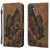 Samsung Galaxy S26 Retro Skin Feel Butterflies Embossing Horizontal Flip Leather Phone Case - Brown