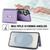 Samsung Galaxy S26 RFID Anti-theft Card Ring Holder Phone Case - Purple