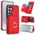 Samsung Galaxy S26 RFID Anti-theft Card Ring Holder Phone Case - Red