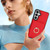 Samsung Galaxy S26 RFID Anti-theft Card Ring Holder Phone Case - Red