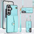 Samsung Galaxy S26 RFID Card Slot Phone Case with Long Lanyard - Mint Green