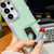 Samsung Galaxy S26 Rhinestone Glitter TPU 4-corners Anti-fall Phone Case with Holder - Light Pink