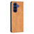 Samsung Galaxy S26 Rhombus Texture Magnetic Leather Phone Case - Yellow