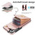 Samsung Galaxy S26 Ring Holder RFID Card Slot Phone Case - Rose Gold