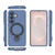 Samsung Galaxy S26 Ring Shield MagSafe TPU Phone Case with 360 Degree Rotating Holder - Blue
