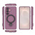 Samsung Galaxy S26 Ring Shield MagSafe TPU Phone Case with 360 Degree Rotating Holder - Wine Red