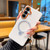 Samsung Galaxy S26 Rotating Holder PC + TPU Vegan Leather Magnetic Phone Case - White