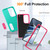 Samsung Galaxy S26 Rugged PC Hybrid Silicone Phone Case with Holder - Light Green+Rose Red