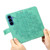 Samsung Galaxy S26 Seven-petal Flowers Embossing Leather Phone Case - Green