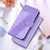 Samsung Galaxy S26 Seven-shaped Embossed Leather Phone Case - Purple