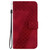 Samsung Galaxy S26 Seven-shaped Embossed Leather Phone Case - Red