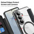 Samsung Galaxy S26 Shield MagSafe RFID Anti-theft Rhombus Leather Phone Case - Black
