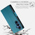 Samsung Galaxy S26 Side Buckle Magnetic Frosted Leather Phone Case - Blue