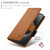 Samsung Galaxy S26 Side Buckle Magnetic Frosted Leather Phone Case - Brown