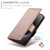 Samsung Galaxy S26 Side Buckle Magnetic Frosted Leather Phone Case - Rose Gold