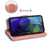 Samsung Galaxy S26 Skin Feel Pure Color Flip Leather Phone Case - Pink